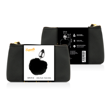 Plug anale in metallo Coquette con cristallo, eleganza e comfort